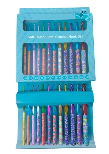 Yün Tığ Set Desenli 12 Adet ürün görseli