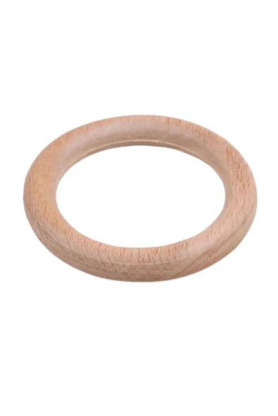 Makrome Tahta Halka 6 cm ürün görseli