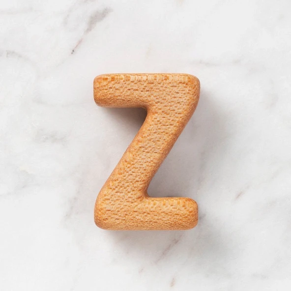 Hobi Baby Organik Ahşap Harf - Z ürün görseli