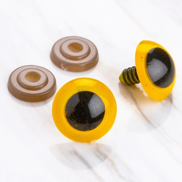 Loren 20 mm Sarı 5 Çift Amigurumi Göz ürün görseli