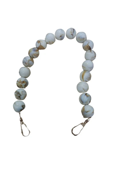 Çanta Askısı 40 cm Akrilik Yuvarlak Krem ürün görseli