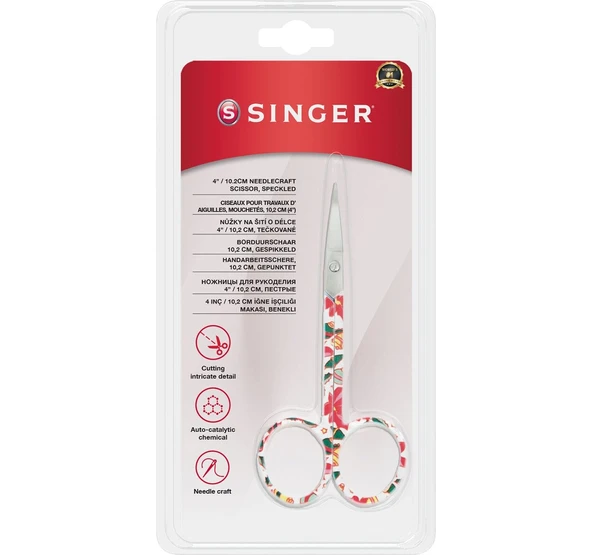 Kıvrık Uçlu Renkli Nakış Makası (4") ürün görseli