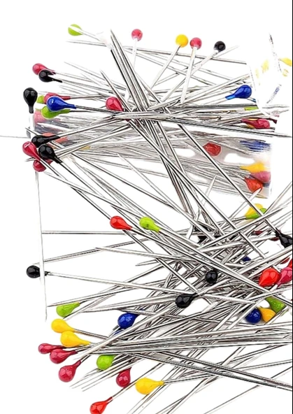 Minelli İğne Kutulu Renkli Başlı 100'lü ürün görseli