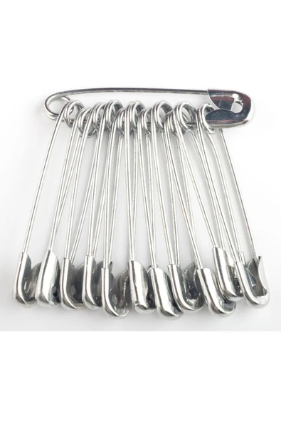 Çengelli İğne 3 cm Gümüş Renk 50 Adet - Resim 2