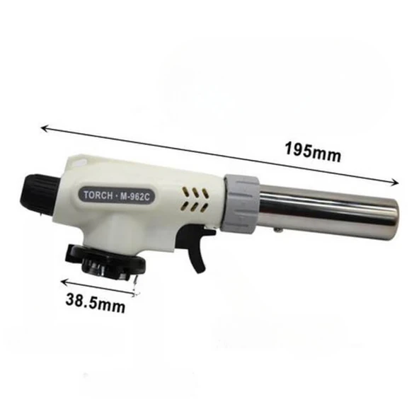 BUFFER®  1300°C Çok Amaçlı Gaz Torch Çakmak - Mutfak, Mangal, Lehimleme Pürmüz Alev Tabancası - 5