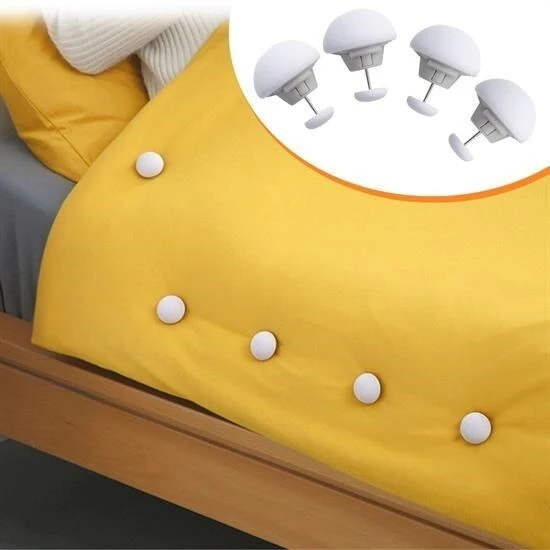 BUFFER® 4 Adet Mantar Model Yorgan Kılıfı Ve Çarşaf Tutucu Sabitleyici ürün görseli