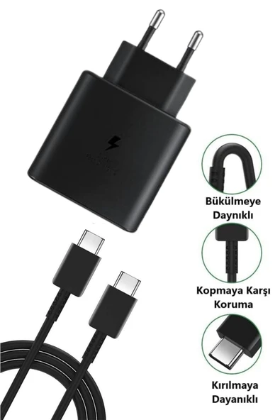 BUFFER® 65W Hızlı Şarj Edebilen TYPE C uçlu Şarj Aleti - 7