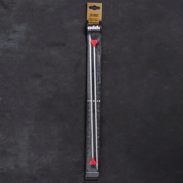 Addi Kalpli 4mm 35cm Klasik Alüminyum Örgü Şişi - ürün görseli