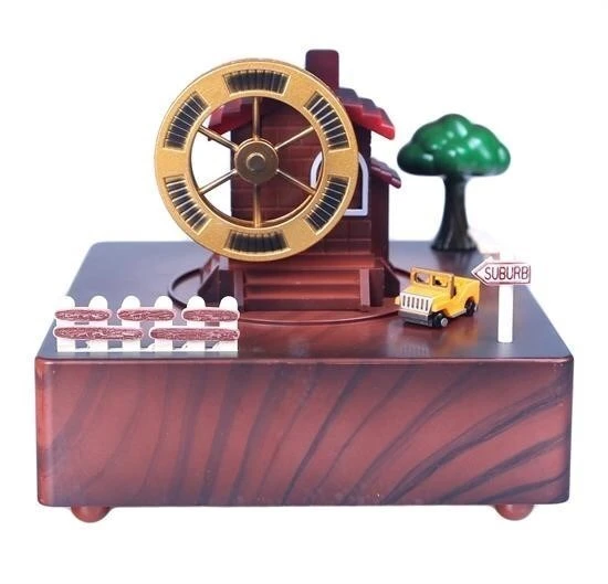 BUFFER® Şehir Etrafında Dönen Uçak Müzik Kutusu ürün görseli