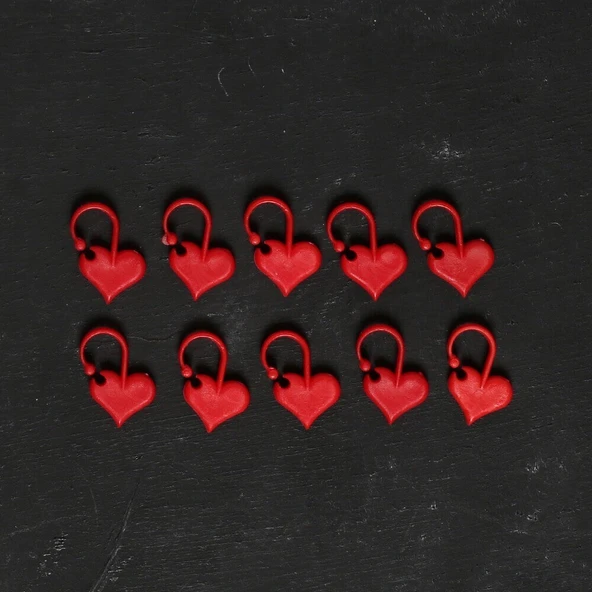 Addi Love 10 lu Kalp İlmek İşaretleyici - 407-7 ürün görseli