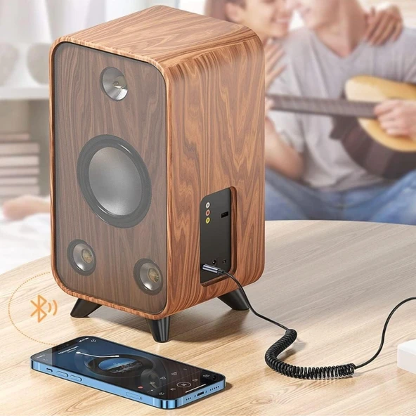 BUFFER® Araba için Bluetooth Aux Alıcısı Wireless Araç Kiti - Resim 5