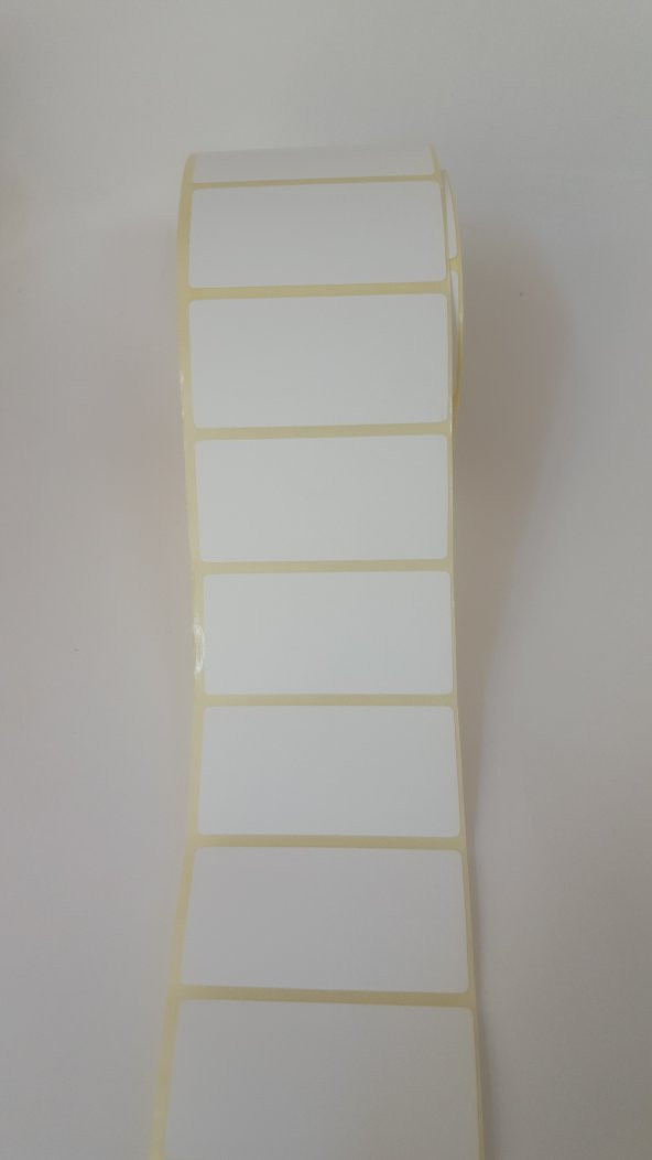 BARKOD ETİKETİ EKO TERMAL KUŞE 1 ADET FİYATI 1000 SARIM 60x25 - 3