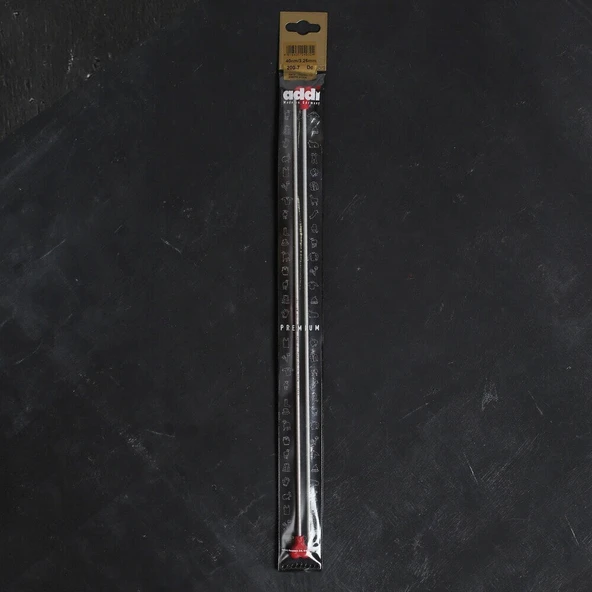 ADDI KALPLİ 3.25MM 40CM KLASİK ALÜMİNYUM ÖRGÜ ŞİŞİ ürün görseli