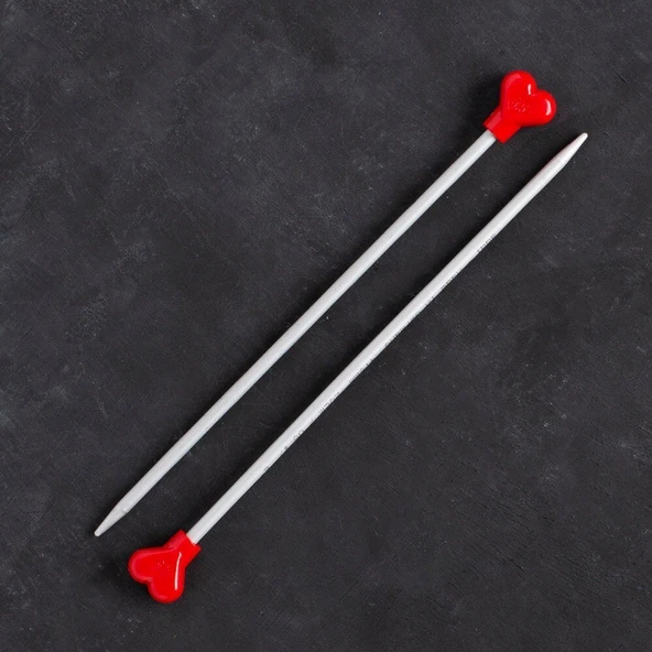 Addi Kalpli 4,5mm 20cm Klasik Alüminyum Örgü Şişi - Resim 2