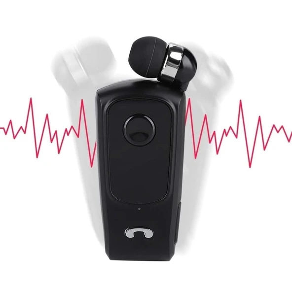 BUFFER® Telefon Bağlantılı Makaralı Kulaklıklı Bluetooth Kulaklık - 2