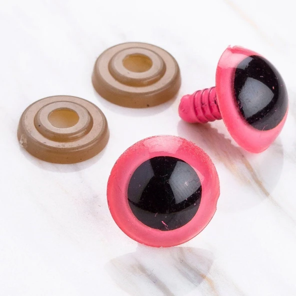 Loren 18 mm Pembe 5 Çift Amigurumi Göz ürün görseli