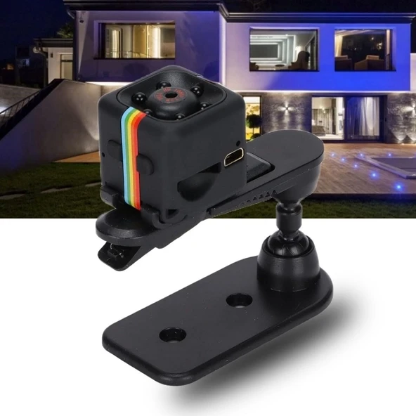 BUFFER® Mini Boy Küp Tipi Gece Görüşlü HD Kaliteli Güvenlik Kamerası - 1