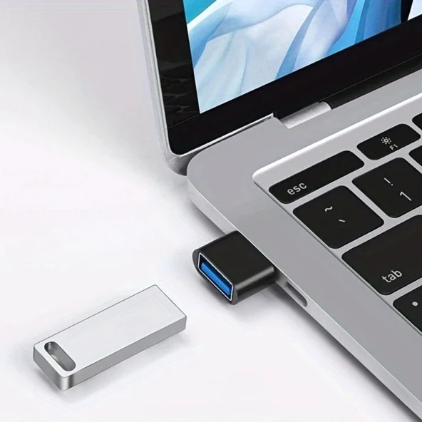 BUFFER® 1 Adet Usb to C Adaptor Dişi Çevirici Dönüştürücü Adaptör - 3