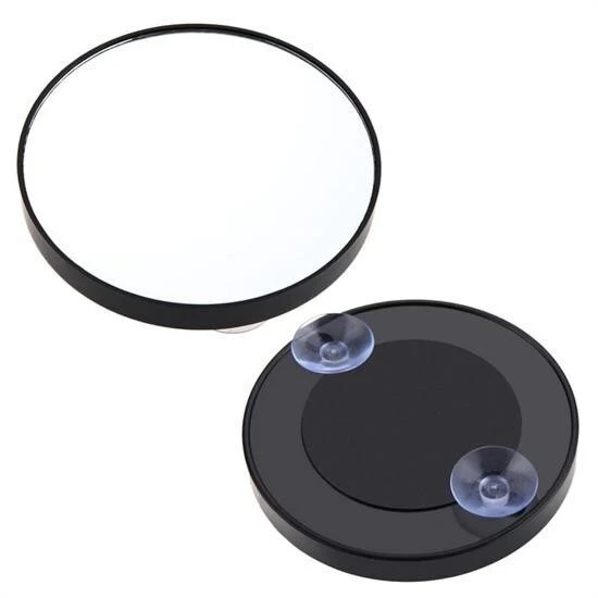 BUFFER® 10x Büyüteçli Vantuzlu Pratik Kullanışlı Makyaj Lens Traş Aynası - 4