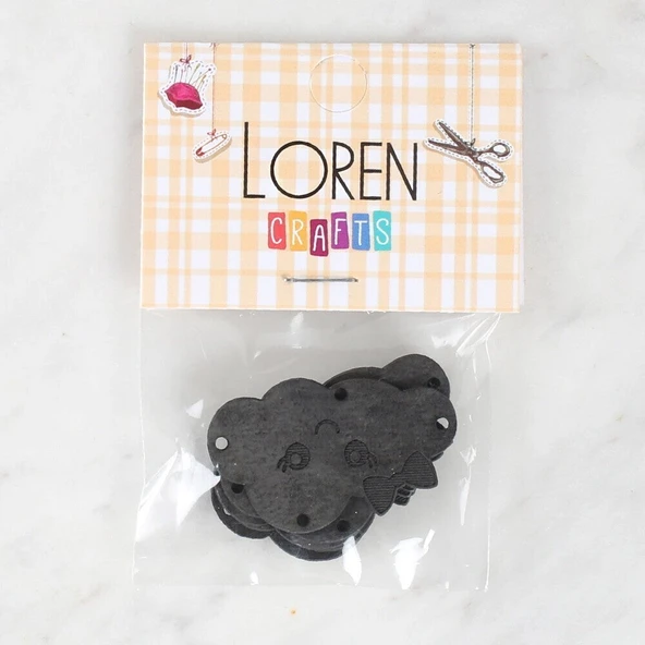 Loren Crafts Figürlü Deri Arma 5 Adet - 1573 - 2