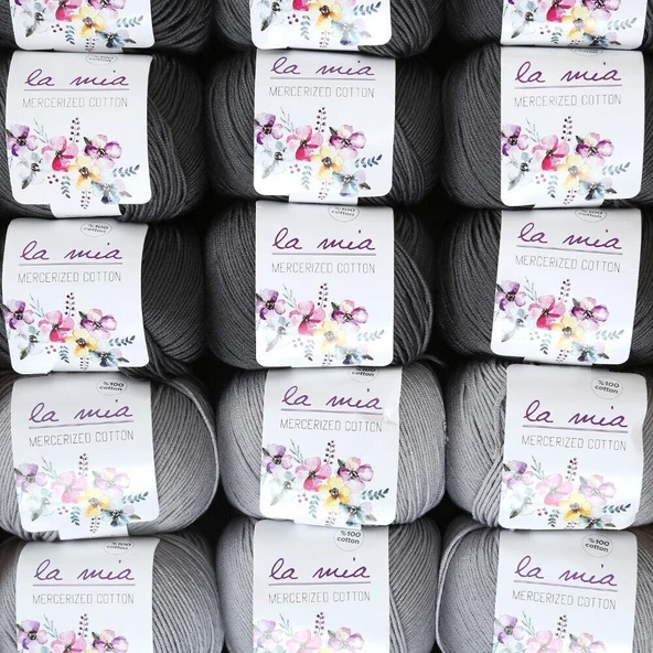 La Mia Mercerized Cotton Elmas Seti - Resim 4