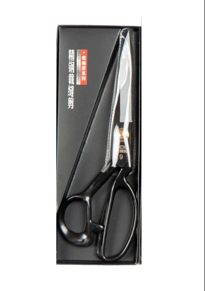 Terzi Makası Siyah Metal Saplı 9 Numara ürün görseli