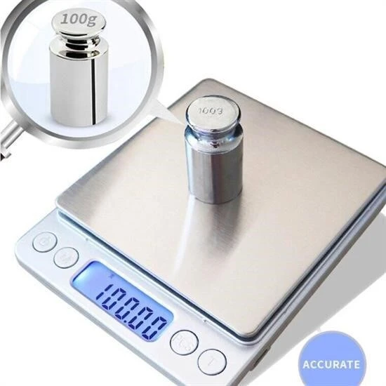 BUFFER® Elektronik 3 kg Kapasiteli Dijital Hassas Kantar Mutfak Tartısı Terazi - 4