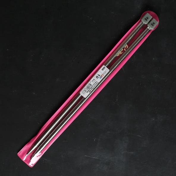 Loren Crafts 10 mm 35 cm Titanyum Örgü Şişi - Resim 2