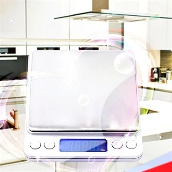 BUFFER® Elektronik 3 kg Kapasiteli Dijital Hassas Kantar Mutfak Tartısı Terazi - 3