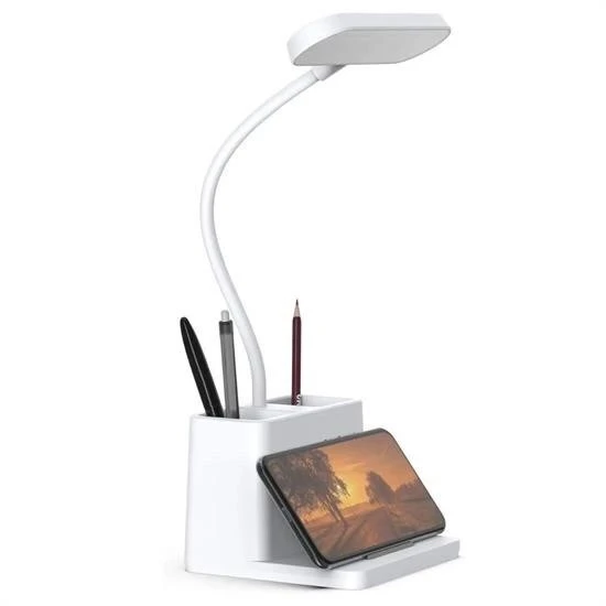 BUFFER® Kalemlikli USBli Dokunmatik 3 Kademeli 360 Derece Özel Göz Korumalı led Lityum Masa Lambası - 1