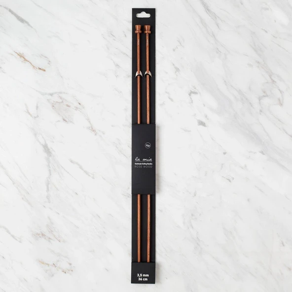 La Mia Rosewood 3.5 mm 36 cm Ahşap Örgü Şişi ürün görseli