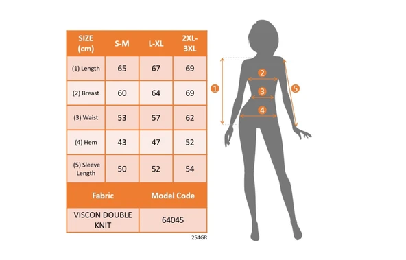 Kadın Uzun Kollu Bisiklet Yaka Desenli Viskon Iki Iplik Bluz - Resim 6
