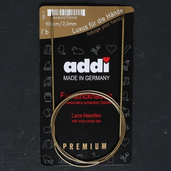 Addi 2mm 100cm Klasik Misinalı Dantel Şişi 755-7 ürün görseli