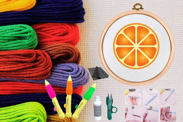 Punch Seti Nakış Seti Kasnaklı Kendin Yap Seti Seri 48 ürün görseli