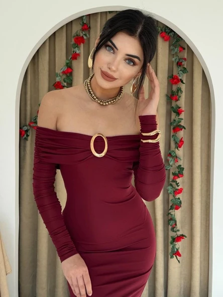 Maca Straplez Elbise ürün görseli