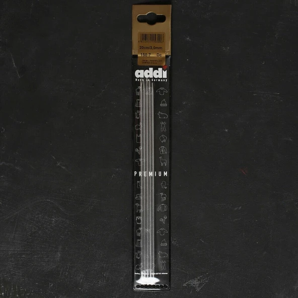 Addi 3mm 20cm Çelik Çorap Şişi - 150-7 ürün görseli