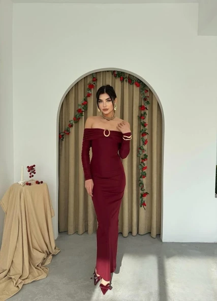 Maca Straplez Elbise - Resim 4