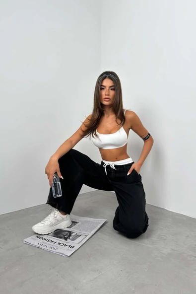 Sırt Dekolte Sporcu Bra - Resim 3