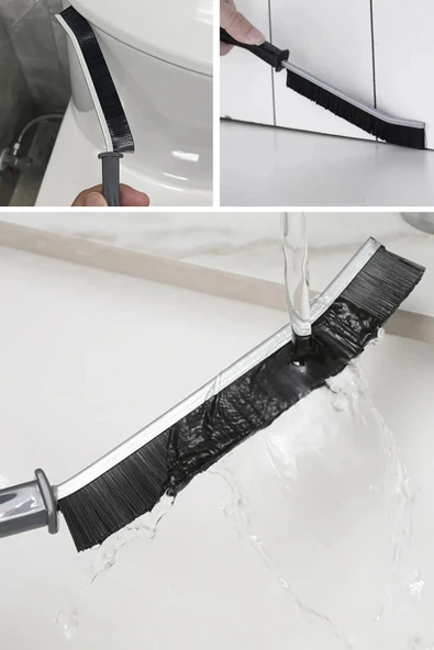 BUFFER® 2li Çok Amaçlı Multi Ince Temizlik Fırçası Derz Arası Banyo Mutfak Lavabo Detay Temizleme Fırçası - Resim 7