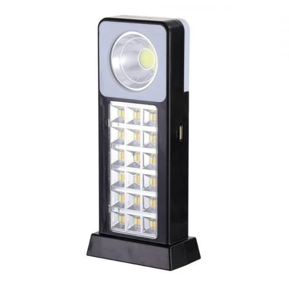 BUFFER®  Güneş Enerjili veya USB Şarj Edilebilir Acil Durum Işığı 3W - 1