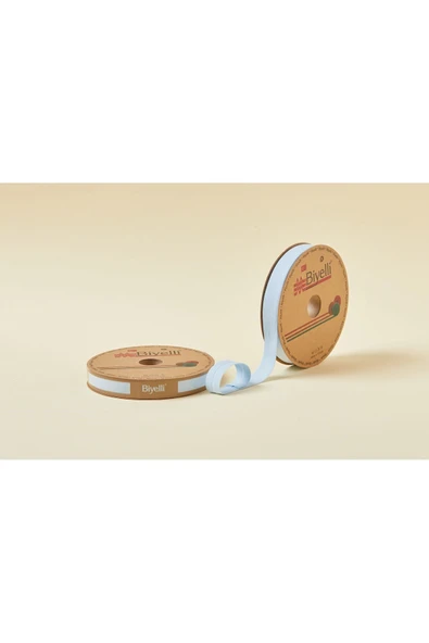 Biye Koton Katlı D53 Mavi 2 cm 25 Metre %65 Koton %35 Polyester ürün görseli