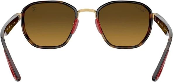 Ray-Ban Scuderia Ferrari 3674M F029A2 Gold-Brown Güneş Gözlüğü - 4