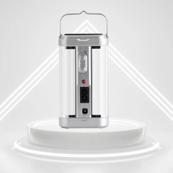 BUFFER®  Güneş Enerjili Şarjlı Işık 1200mAh Yeniden Şarj Edilebilir Batarya YG-7977S - 1