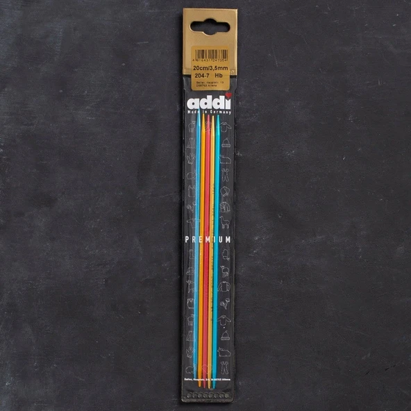 Addi Colibri 3,5mm 20cm Renkli Çorap Şişi - 204-7 ürün görseli