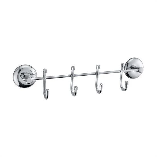 BUFFER® 4 Kancalı Dekoratif Askılık Mutfak Banyo Duvar Yüzeyi Askısı - 1
