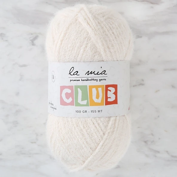 La Mia Club Ekru El Örgü İpi - 602 ürün görseli