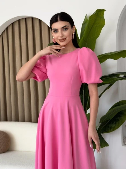 Catania Balon Kol Elbise ürün görseli