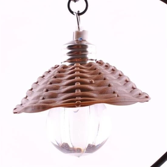 BUFFER® Pilli Işıklı Romantik Çift Tema Büyük Boy Dekoratif Ahşap Biblo - Resim 7