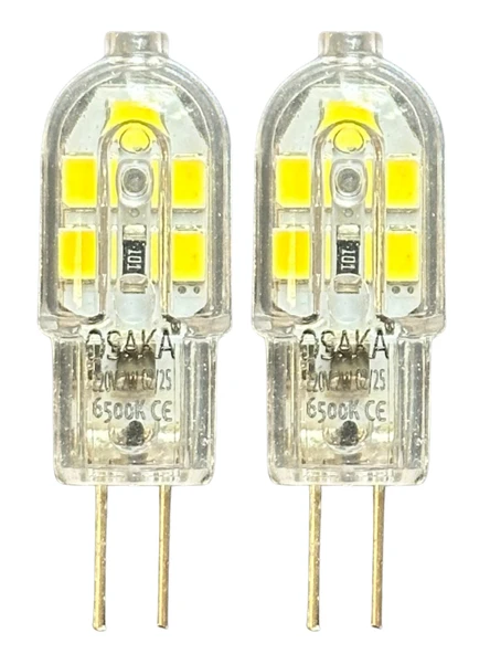 (2 Adet) Osaka 2W Beyaz Işık (6500K) G4 Duylu (İğne Bacak) Led Kapsül Ampul ürün görseli 1