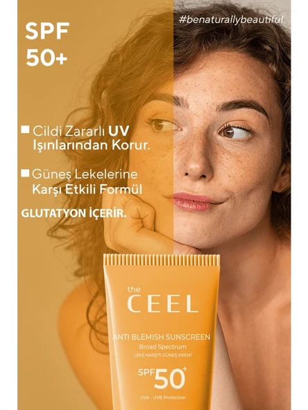 The Ceel Spf 50+ Leke Karşıtı Tüm Ciltler İçin Yüksek Korumalı Güneş Kremi 50 ml - 2